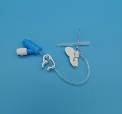 тип давление 22G y устранимого вливания Cannula Iv голубого по заведенному порядку положительное для взрослых