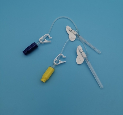 устранимый тип вливание положительного давления бабочки 22G Cannula Iv по заведенному порядку для взрослых голубых