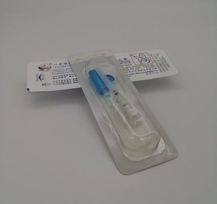 тип давление 22G y устранимого вливания Cannula Iv голубого по заведенному порядку положительное для взрослых