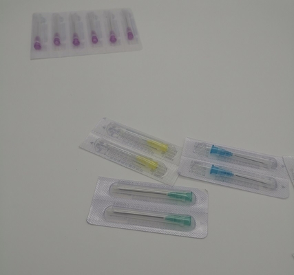 Шприц иглы голубого серого цвета устранимый склонил из диаметра 1.8mm 15G для медицины