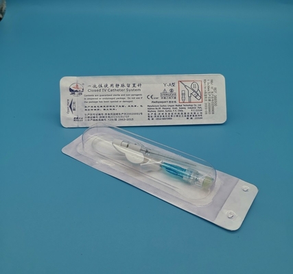 тип по заведенному порядку вливание бабочки Cannula 22G устранимый IV для взрослых голубых