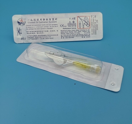 24G 	Устранимый тип желтое педиатрическое неонатальное вливание бабочки Cannula IV