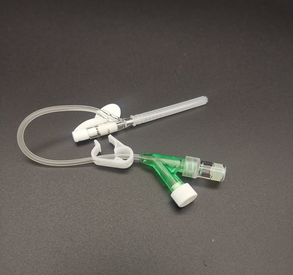 Зеленый устранимый тип переливание крови Cannula y Iv 18G вливания катетера хирургическое