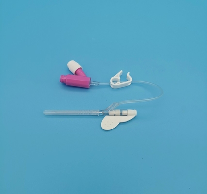 Устранимый розовый тип Cannula положительного давления 20G y катетера Iv для аварийного переливания крови вливания