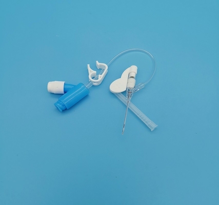 тип давление 22G y устранимого вливания Cannula Iv голубого по заведенному порядку положительное для взрослых