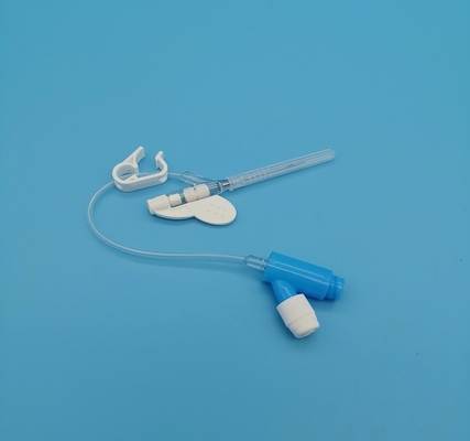 тип давление 22G y устранимого вливания Cannula Iv голубого по заведенному порядку положительное для взрослых