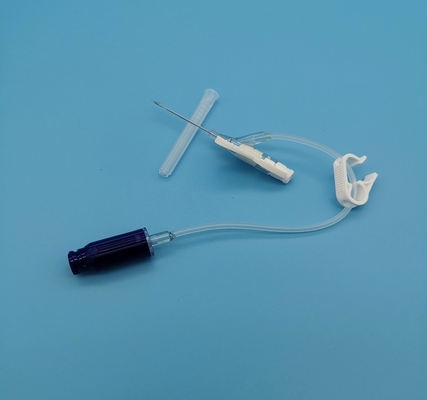 устранимый тип вливание положительного давления бабочки 22G Cannula Iv по заведенному порядку для взрослых голубых