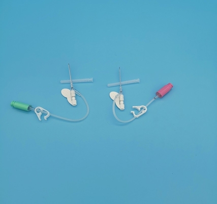 тип вливание положительного давления бабочки 18G устранимого Cannula Iv хирургические/зеленый цвет переливания крови