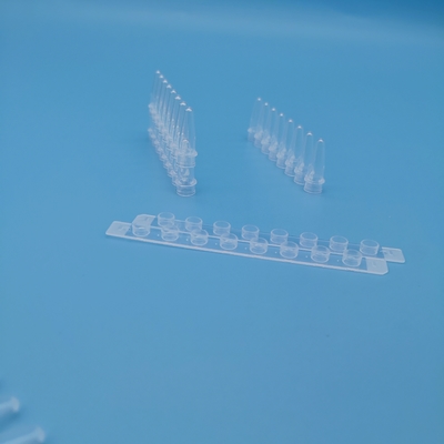Белые 8 трубок центрифуги трубки 0.2ml PCR прокладки 125 ручек/коробка для извлечения ДНК