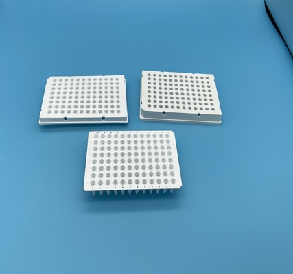 Semi обойденный PCR глубокой скважины покрывает белые 0.2ml плиту PCR PCR 96 хорошую